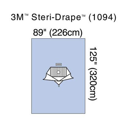 3M Steri-Drape Arthroscopy Drape  V-Shaped (20/Box)