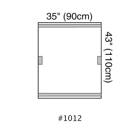 3M Steri-Drape Equipment Drape  Fluroscope (35" x 43") - Case of 40