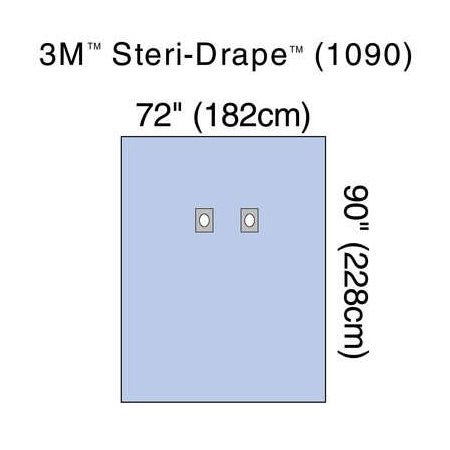 3M Steri-Drape Femoral Angiography Drape (20/Box)  72" x 90"