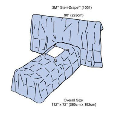 3M Steri-Drape OB/GYN Laparoscopy Drape  Supine Position (10/Case)