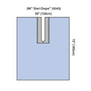 3M Steri-Drape Orthopedic Adhesive Split Sheet  59" x 72" (30/Box)