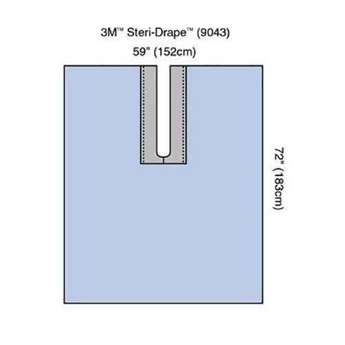 3M Steri-Drape Orthopedic Adhesive Split Sheet  59" x 72" (30/Box)
