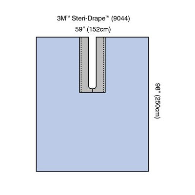 3M Steri-Drape Orthopedic Adhesive Split Sheet  59" x 98" (25/Box)