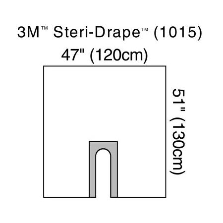 3M Steri-Drape Orthopedic U-Drape  Regular (47" x 51") [10/Box]