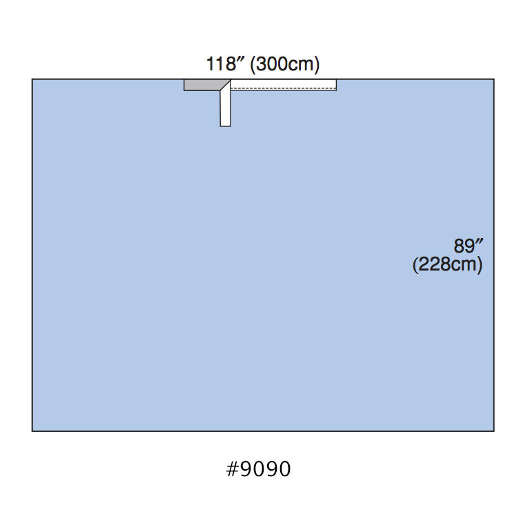 3M Steri-Drape Surgical Sheet  Adhesive Drape Sheet (72" x 72") [50/Case]