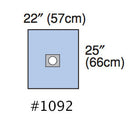 3M Steri-Drape Surgical Sheet  Small Drape with Adhesive Aperture (22" x 25") [25