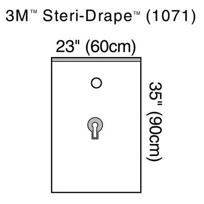 3M Steri-Drape Urology Drape  Urological Sheet (10/Box)