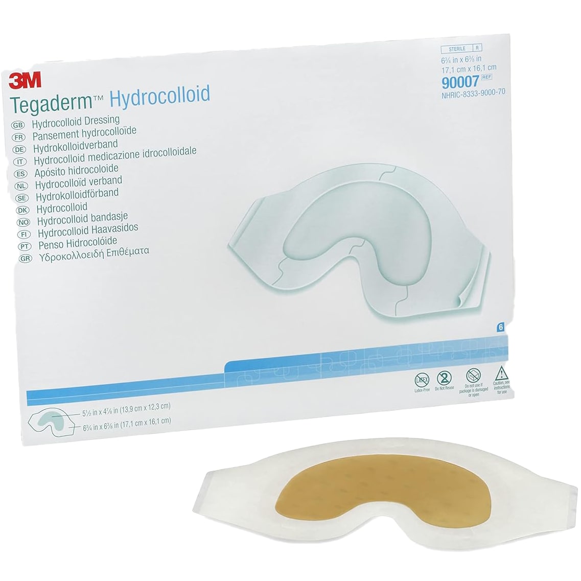 3M Tegaderm Hydrocolloid Sacral Dressing