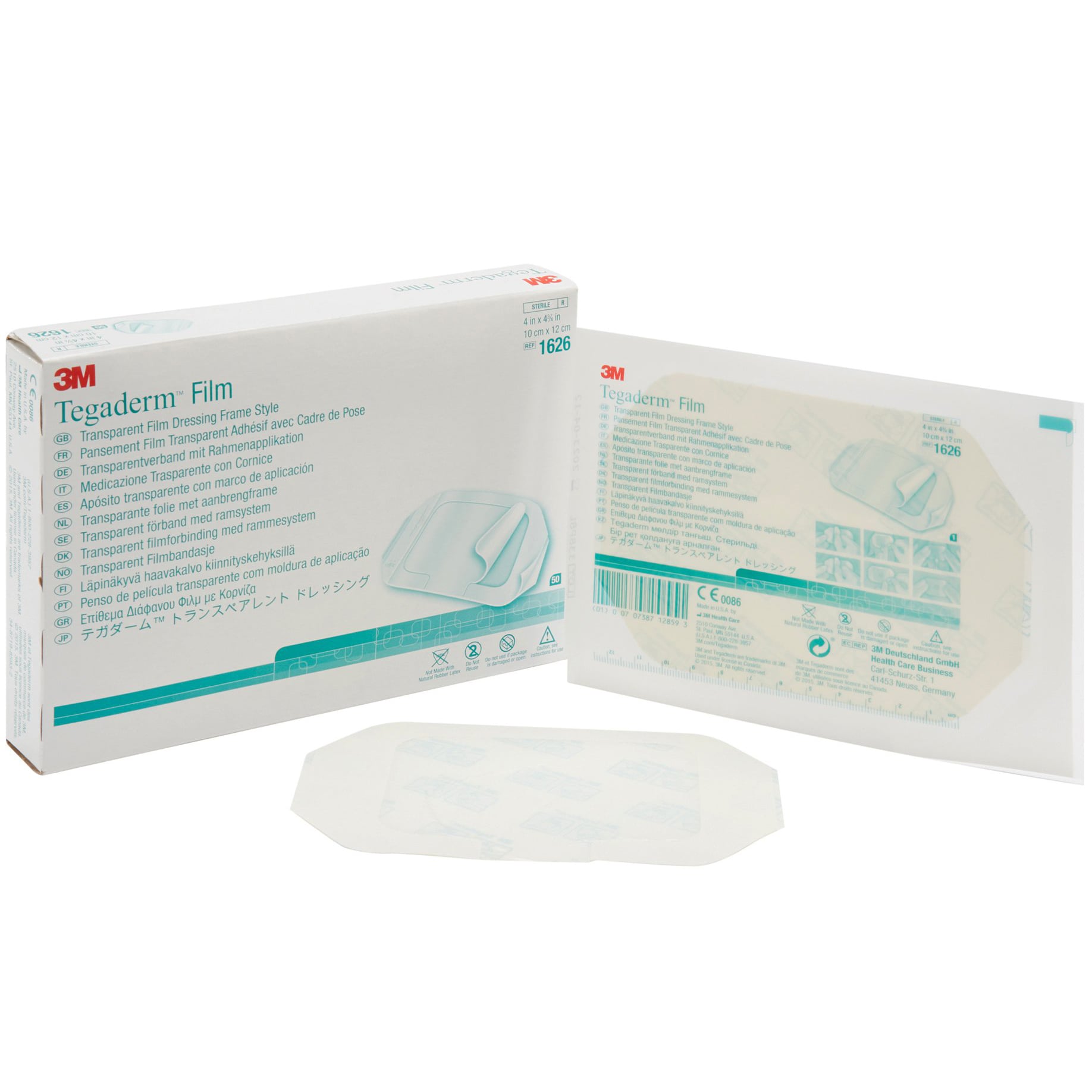 3M Tegaderm Transparent Frame Style Film Dressing