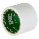 3M Transpore White Surgical Tape  Single-Use; 1" x 1.5 yd (100/Box)