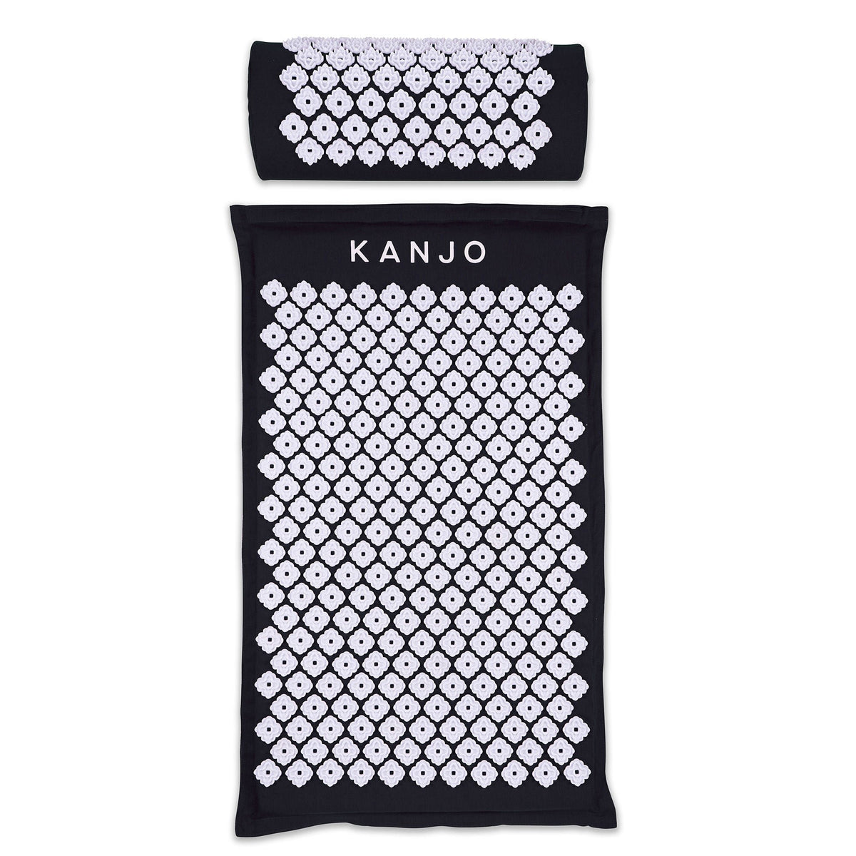 Kanjo Memory Foam Acupressure Mat Set, Black (Case of 8)