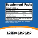 Nutricost Dietary Supplement nutricost Vitamin C with Rose Hips Vitamin C / Rose Hips 1,000 mg - 25 mg Strength Capsule 240 Per Bottle (12/CS) 
