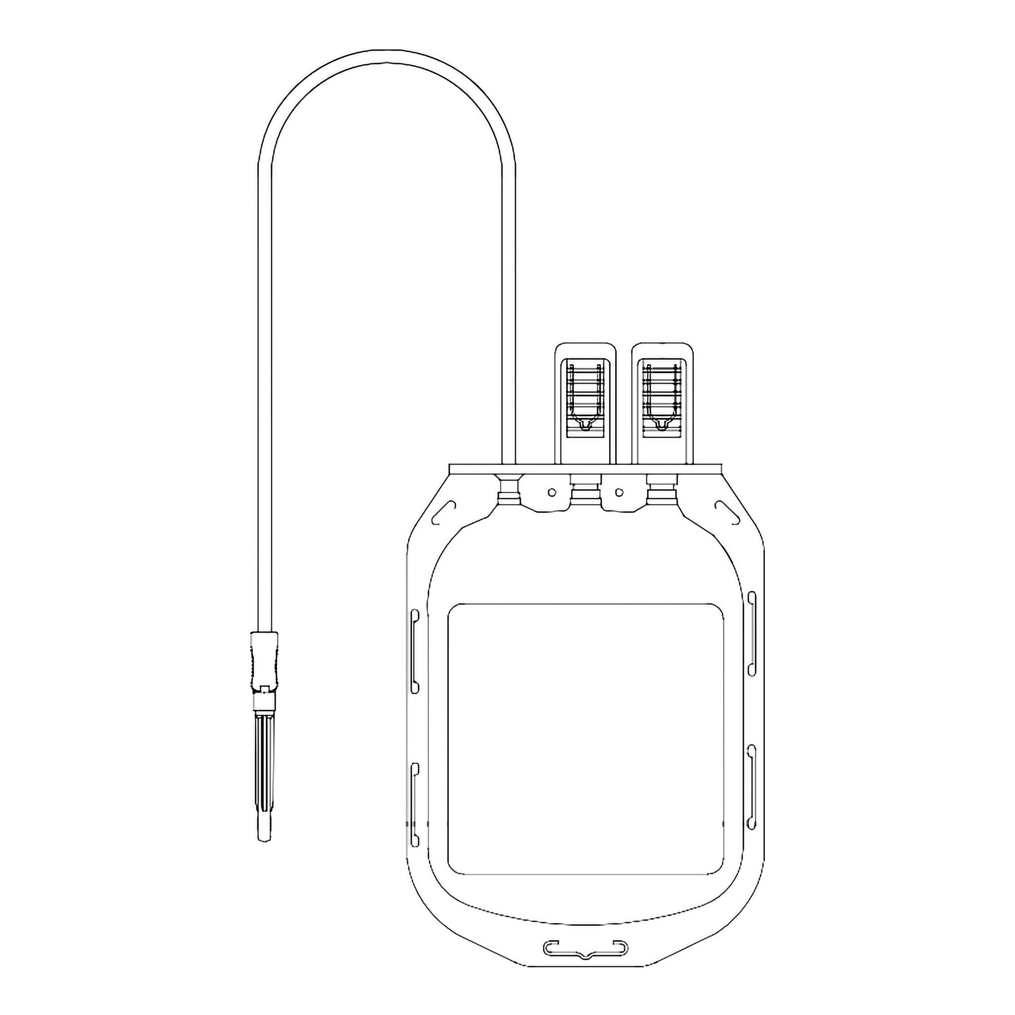 Dry Blood Bag Teruflex For Collection, Processing, and Storage of Blood and Blood Components