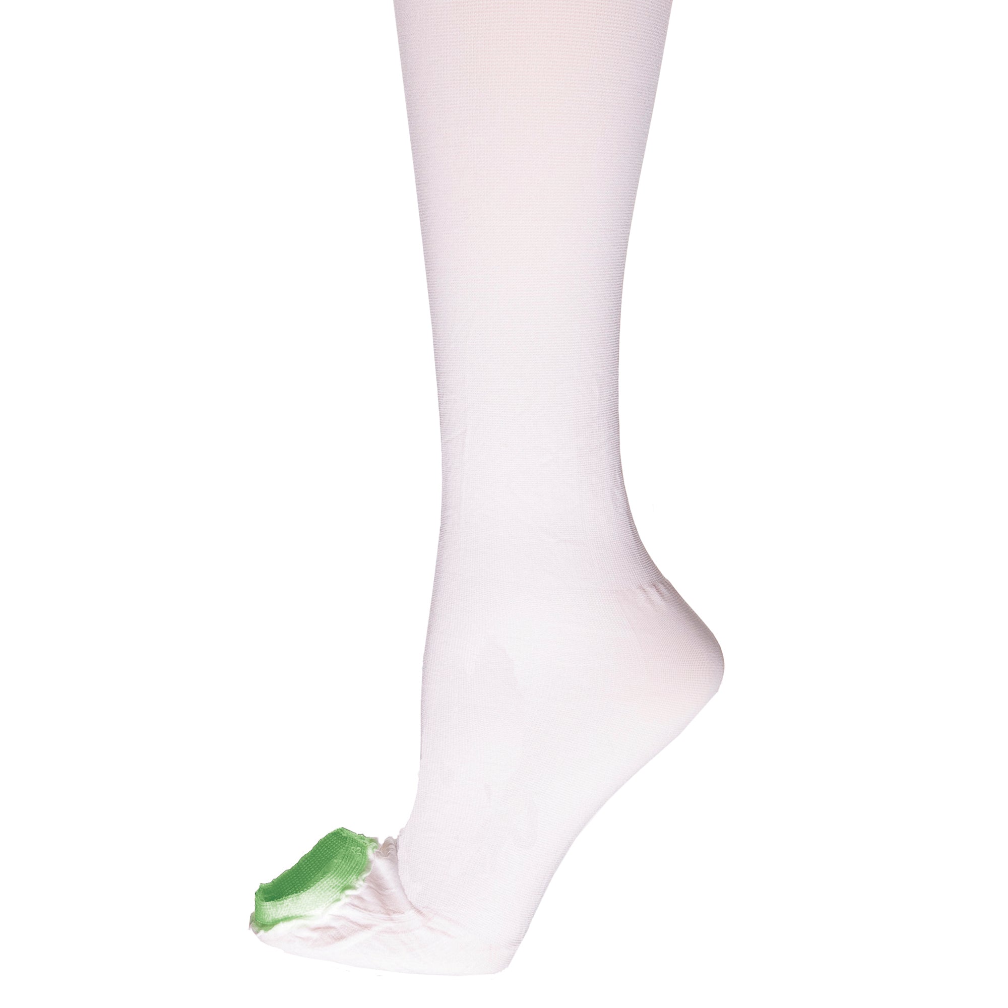 Anti-embolism Stocking LifeSPAN Knee High X-Large / Regular White Inspection Toe 