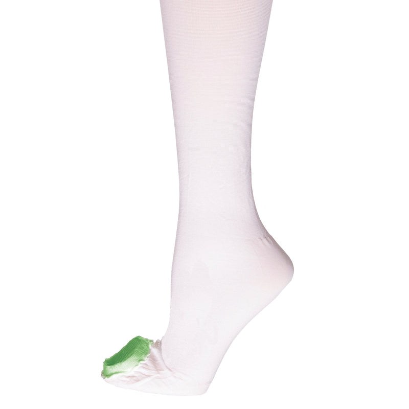 Anti-embolism Stocking LifeSPAN Knee High X-Large / Regular White Inspection Toe 