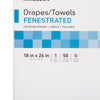 McKesson Sterile Poly Lined Towel Drape, 18 x 26 Inch (50/BX)