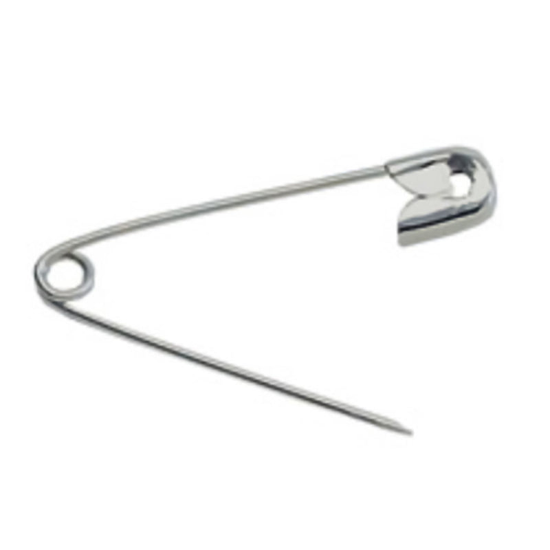 Safety Pin Number 2 Nickel Plated Steel 