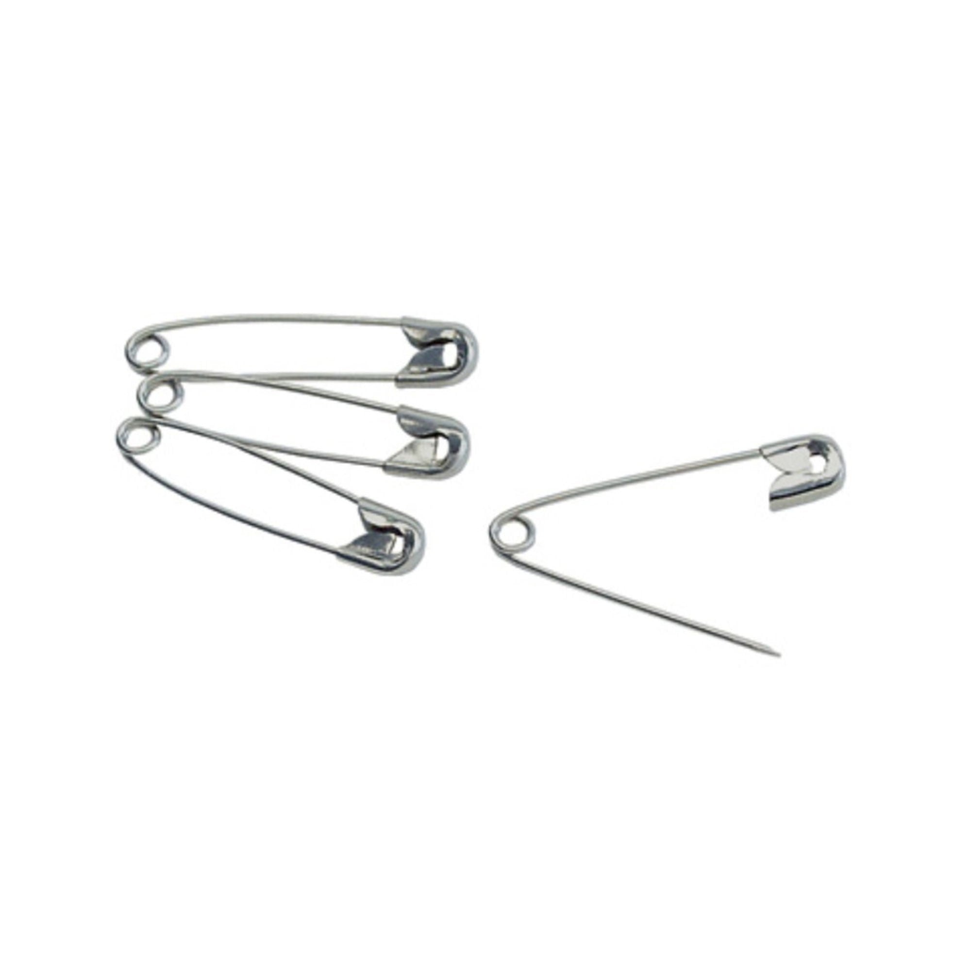 Safety Pin Number 3 Nickel Plated Steel (Box of 10 Gross)