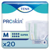 Tena ProSkin Briefs for Incontinence, Super Absorbency, Medium (Case of 80)