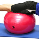 CanDo Inflatable Exercise Ball, Red, 30 Inches (Each)