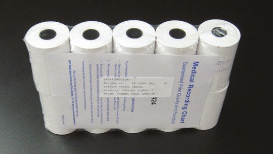 Future Health Concepts Recording Chart Paper Roll Without Grid (10/PK) 