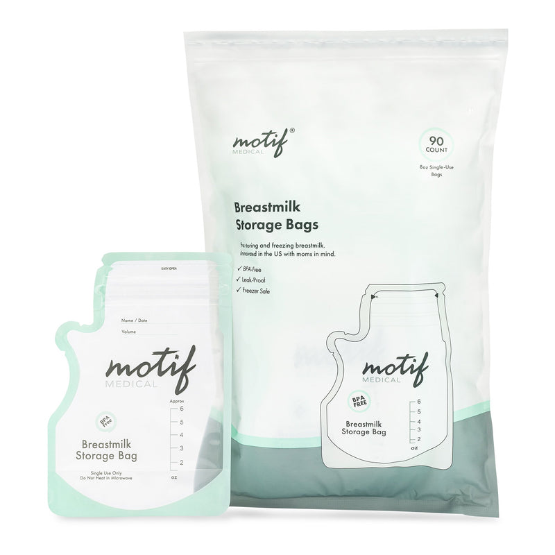 Motif Medical Breast Milk Storage Bag, 8-ounce capacity (Case of 720)