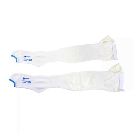 STOCKING ANTIEMBOLISM LF LGSHORT BLU 6PR/CTN