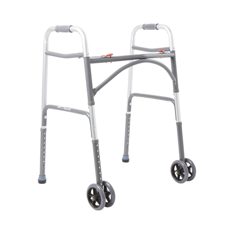 McKesson Brand McKesson Steel Bariatric Folding Walker, 32 – 39 Inch Height (2/CS)