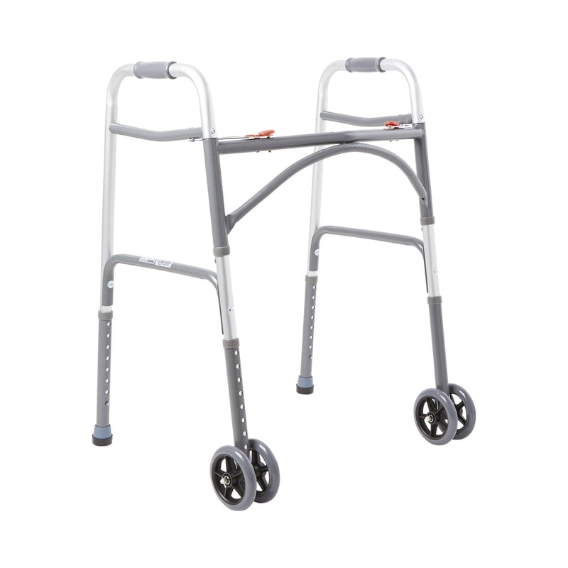 McKesson Brand McKesson Steel Bariatric Folding Walker, 32 – 39 Inch Height (2/CS) 