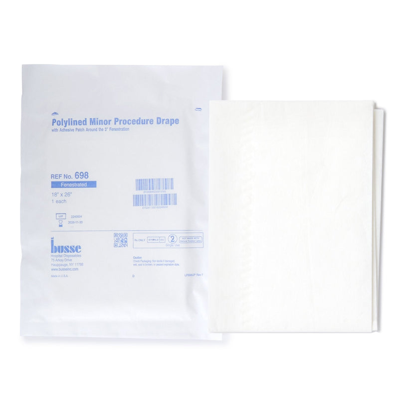 Busse Hospital Disposables Busse Hospital Sterile Minor Procedure Surgical Drape, 18 x 26 Inch (4/CS) 