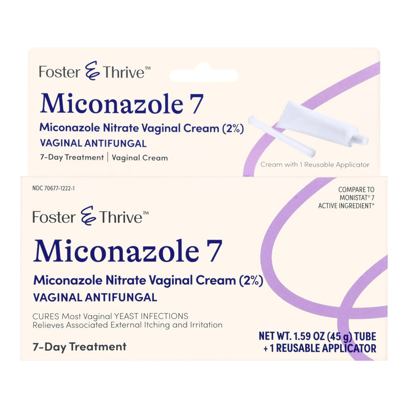 McKesson Brand Foster & Thrive 2% Miconazole Vaginal Cream with Reusable Applicator, 7 Day 