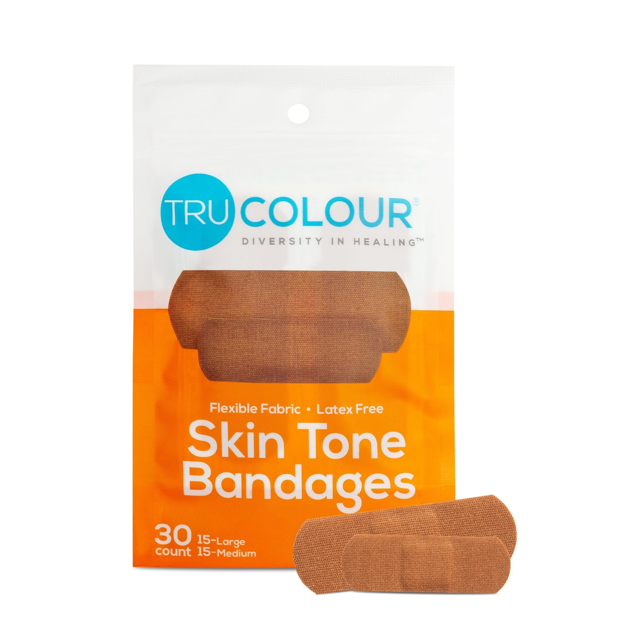 Tru-Colour Products LLC TruColour Brown Adhesive Strip, 1 x 3 Inch (1500/CS) 