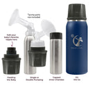 Ceres Chill OG Stainless Steel Breast Milk Chiller Container, Dark Blue (12/CS) 