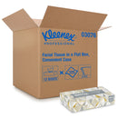 Kleenex Facial Tissue, White, 8.4 x 8.6 Inch (Case of 12)