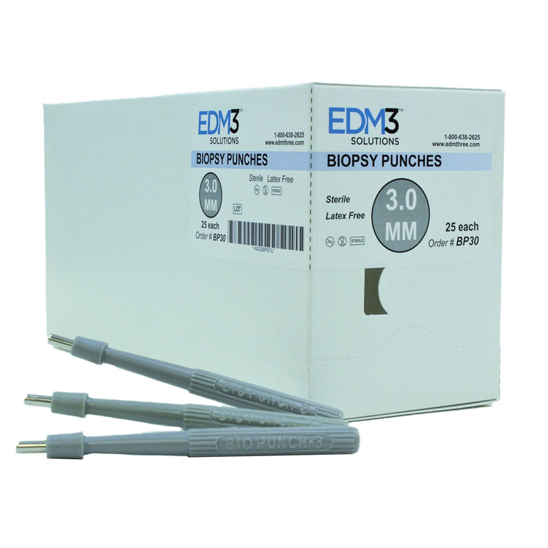 Biopsy Punch BioPunch Dermal 3 mm OR Grade (Box of 25)