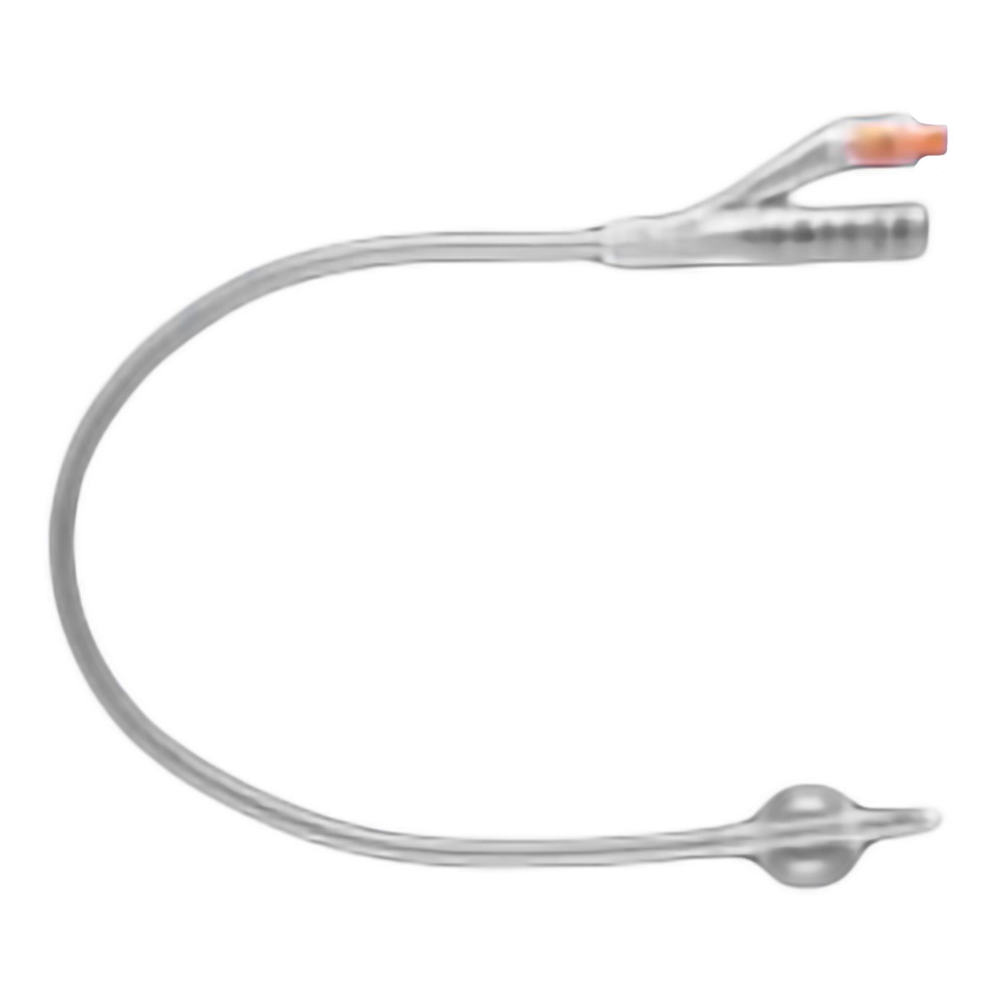 Foley Catheter Rusch 2-Way Coude Tip 5 cc Balloon 16 Fr. Silicone 