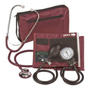 Veridian Healthcare LLC Combo ProKit Aneroid Sphygmomanometer Unit with Stethoscope, Burgundy (20/CS) 