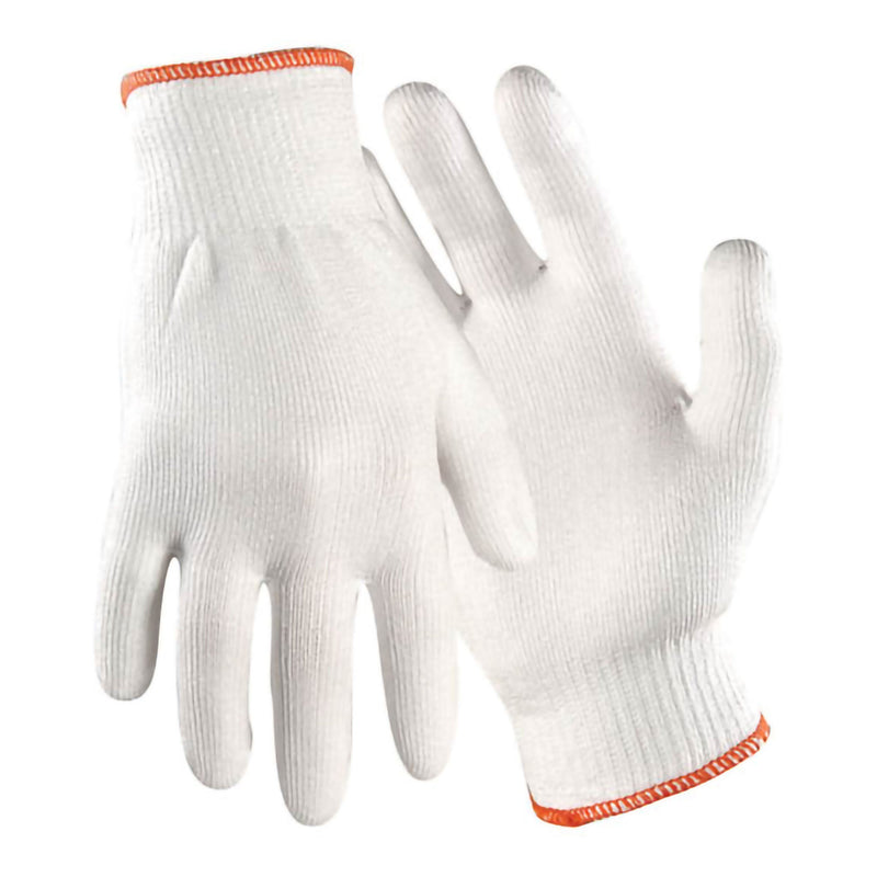 Cut Resistant Glove Liner Spec-Tec M104 Full-Finger HPPE Fiber / Spandex White Medium (Box of 10 Pairs)