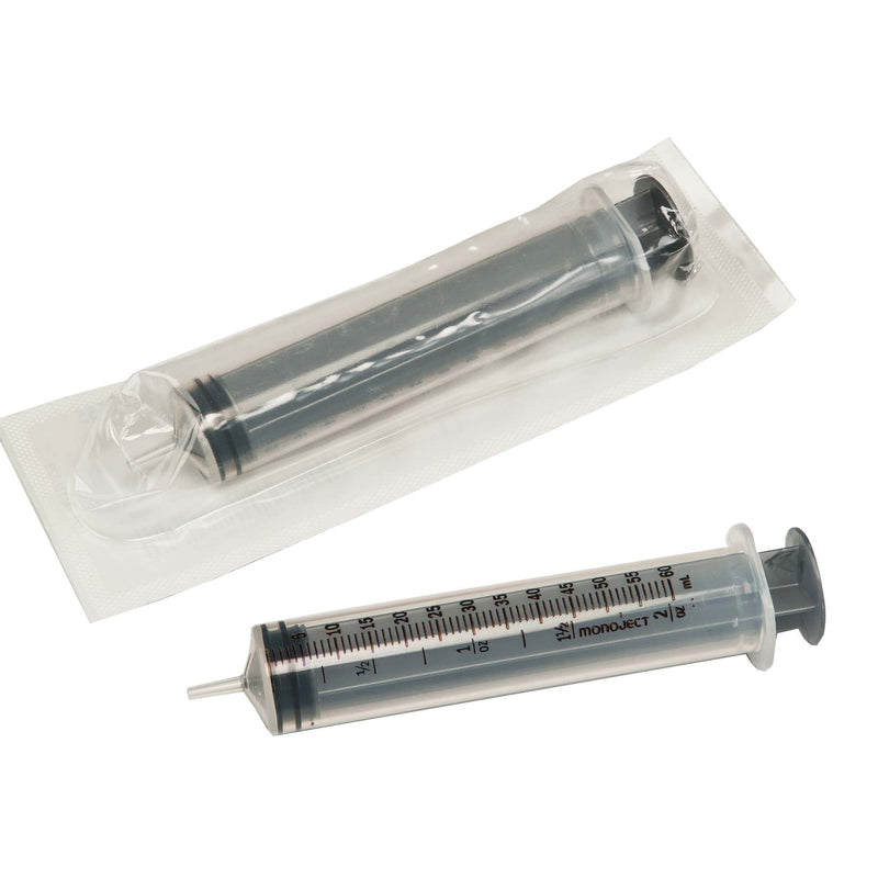 General Purpose Syringe Monoject SoftPack 60 mL Luer Slip Tip Without Safety (Case) 