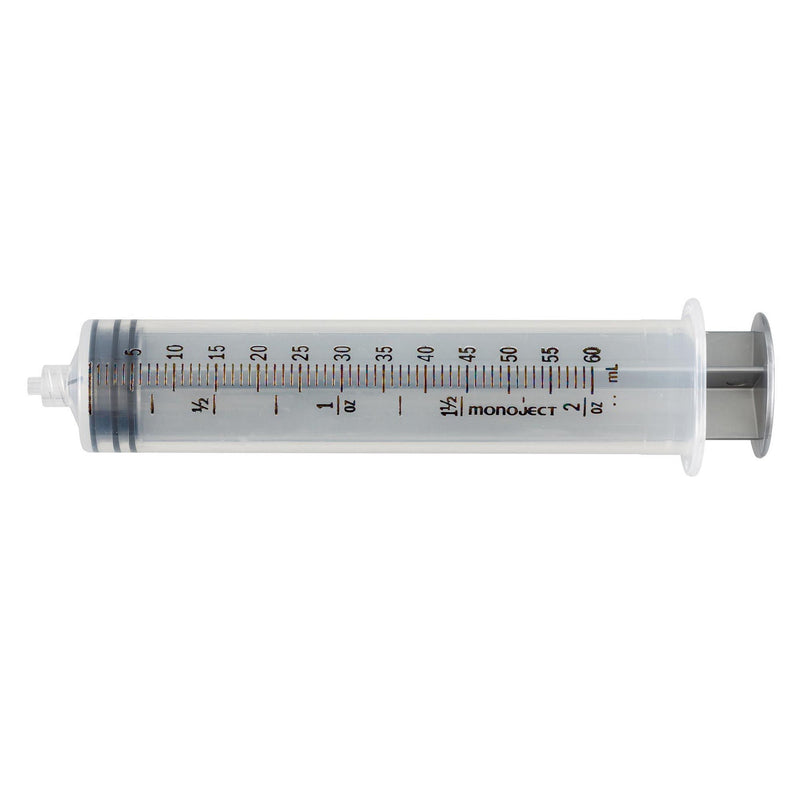 General Purpose Syringe Monoject SoftPack 60 mL Luer Lock Tip Without Safety (Case)