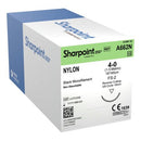 SUTURE NYLON MONO SIZE 4-018IN/45CM 3/8 CIRC 12/BX
