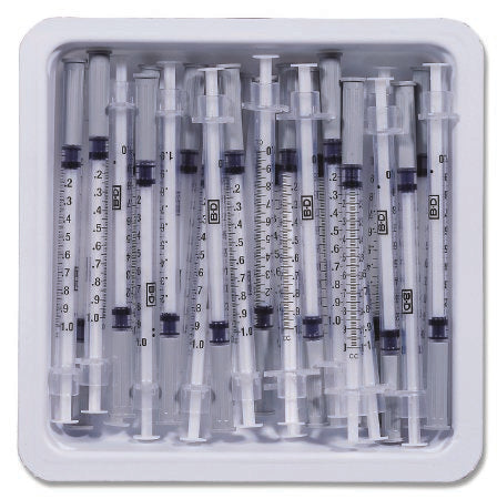 SAFETYGLIDE ALRGST SYR W/NDL1ML 27GX1/2 25/TR 40TR/CS