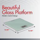 Floor Scale Veridian LCD Display 441 lbs / 200 kg. Battery Operated (Case of 4) 