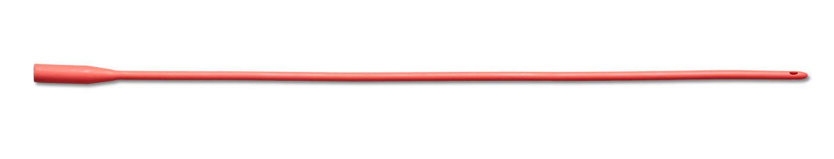 Medline Urethral Catheter Medline Round Tip Red Rubber 12 Fr. 16 Inch Length (DYND13512 / CS)