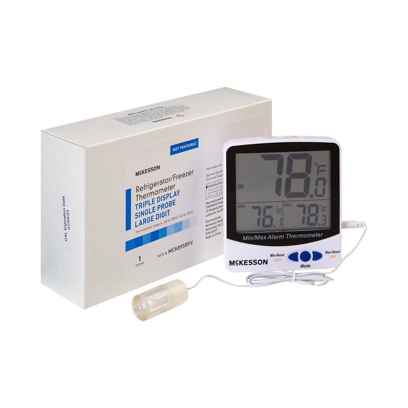 McKesson Brand McKesson Refrigerator / Freezer Thermometer, Digital Display, -58° to +158° F 