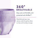 Prevail Per-Fit Women Extra Absorbent Underwear, Large (Case of 72)