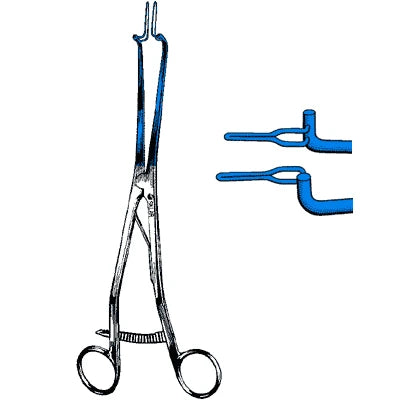 Sklar Blue Electrosurgical Kogan Endocervical Speculum - Narrow, with Ratchet Handle - 91-5235 