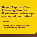 Bayer Low Dose Safety Coated Aspirin 81 mg Tablets (Bottle of 200)