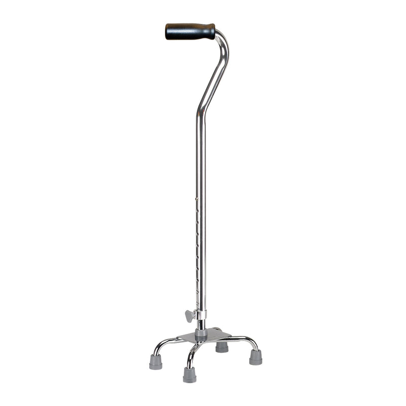 Drive DeVilbiss Healthcare drive Aluminum Small Base Quad Cane, 30 – 39 Inch Height (4/CS)