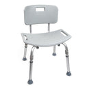 McKesson Brand McKesson Aluminum Bath Transfer Bench with Removable Back 